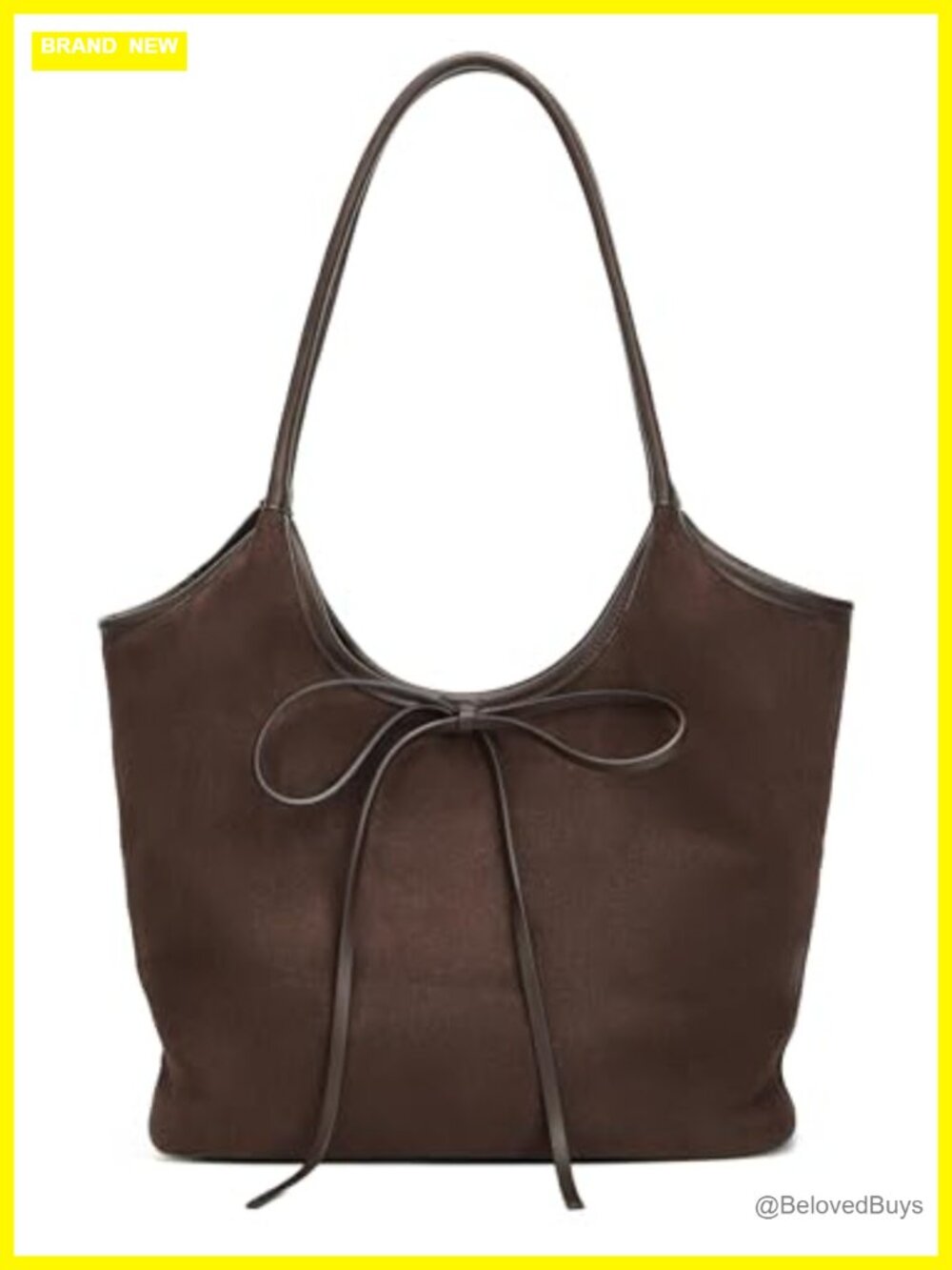 Vintage French Bow Tote Bag Large Capacity Hobo Bag Shoulder Bag